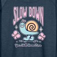thumbnail image 3 of Instant Message - Slow Down Still Have Time - Women's Lightweight French Terry Long Sleeve Shirt, 3 of 6