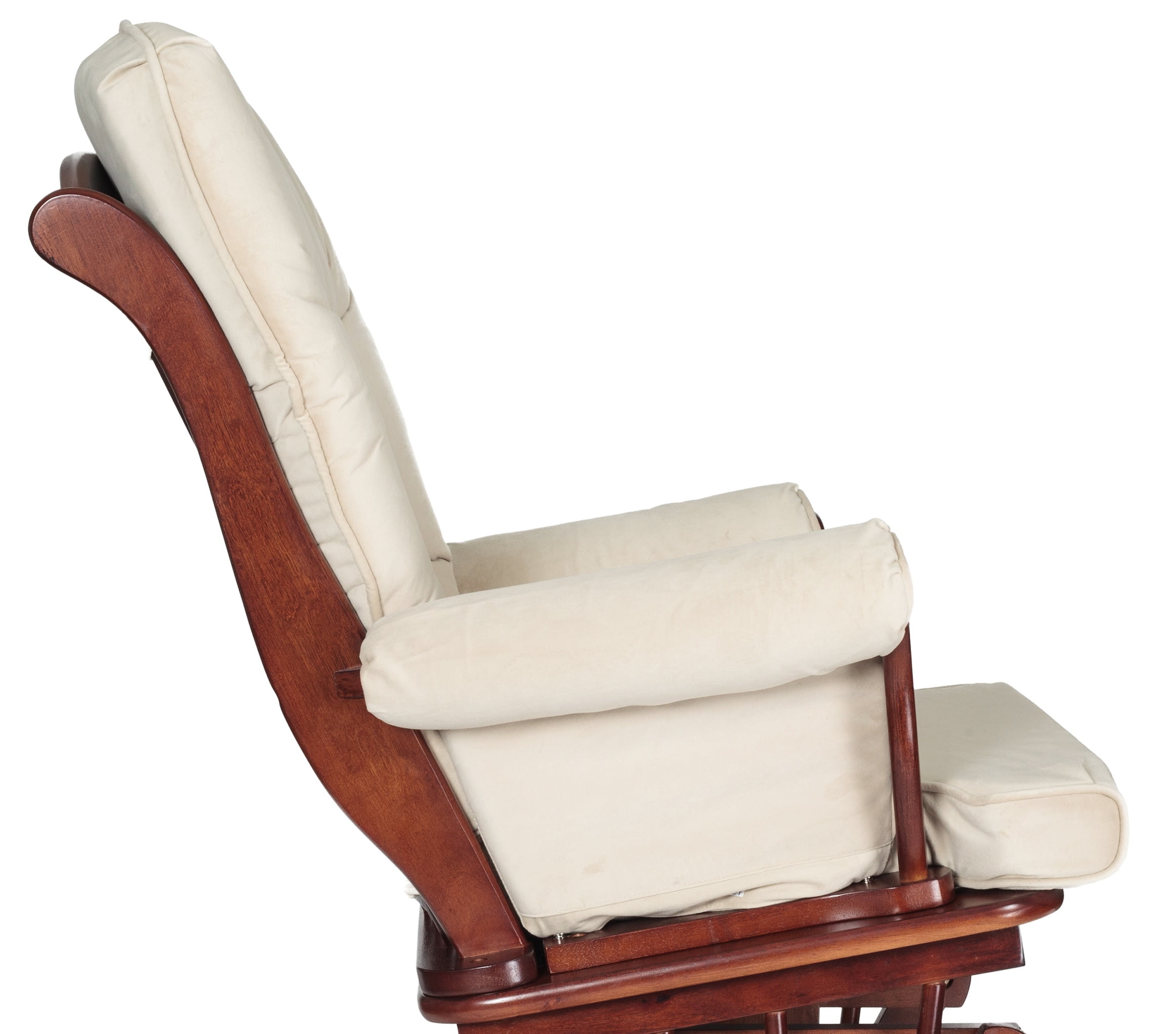 AFG Baby Furniture Sleigh Glider Chair Replacement Cushions Set, Beige