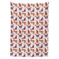 thumbnail image 3 of Ambesonne Fox Tablecloth Rectangular Table Cover, Animals in Winter Sweaters, 60"x84", Multicolor, 3 of 4