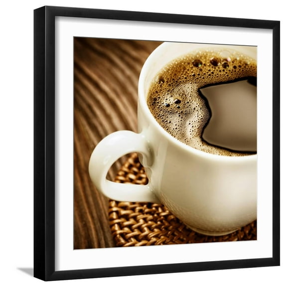 Art.com Coffee Art Print by Subbotina Anna, Black Frame Wall Art, 21" x 21"