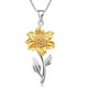 thumbnail image 1 of Collar De Girasol Plateado Chapado En Oro De 24k XianweiShao  9024719144238, 1 of 5