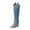 Blue, variant on 2024 Boots for Women Knee High Sexy Pointed Toe Stiletto High Heel Boots,Casual Riding Combat Boots with Side Zipper Closure for Fall and Winter Wear for Women Blue 5.5