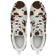 thumbnail image 5 of Customuart Cow Print Shoes for Women Fashion Sneakers Brown Size 11.5, 5 of 5