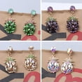 thumbnail image 2 of GKNET Creative Rhinestone Pineapple Shape Earrings Sparkle And Fashion Women Jewelry-G5-2-1254, 2 of 6