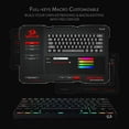 thumbnail image 2 of K530 Clavier Mécanique Sans Fil Compact 60 % RVB, Clavier de Jeu Bluetooth 5.0 à 61 Touches Conçu par TKL, avec Commutateur Bleu et Éclairage RVB de 16,8 Millions, Convient aux PC et aux Portables, 2 of 8