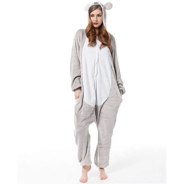 Conjunto de Pijamas de manga larga para niños y niñas, ropa de dormir de franela con estampado de pingüino, Onesies con diseño de Panda de invierno xuanjing unisex