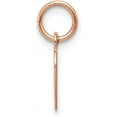 thumbnail image 2 of 14k Rose Gold Plain .013 Gauge Engraveable Heart Disc Charm - 16mm, 2 of 6