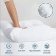 thumbnail image 5 of Pack of 4 Throw Pillow Inserts for Extra Soft Bed and Sofa Decorative Pillows, 5 of 10