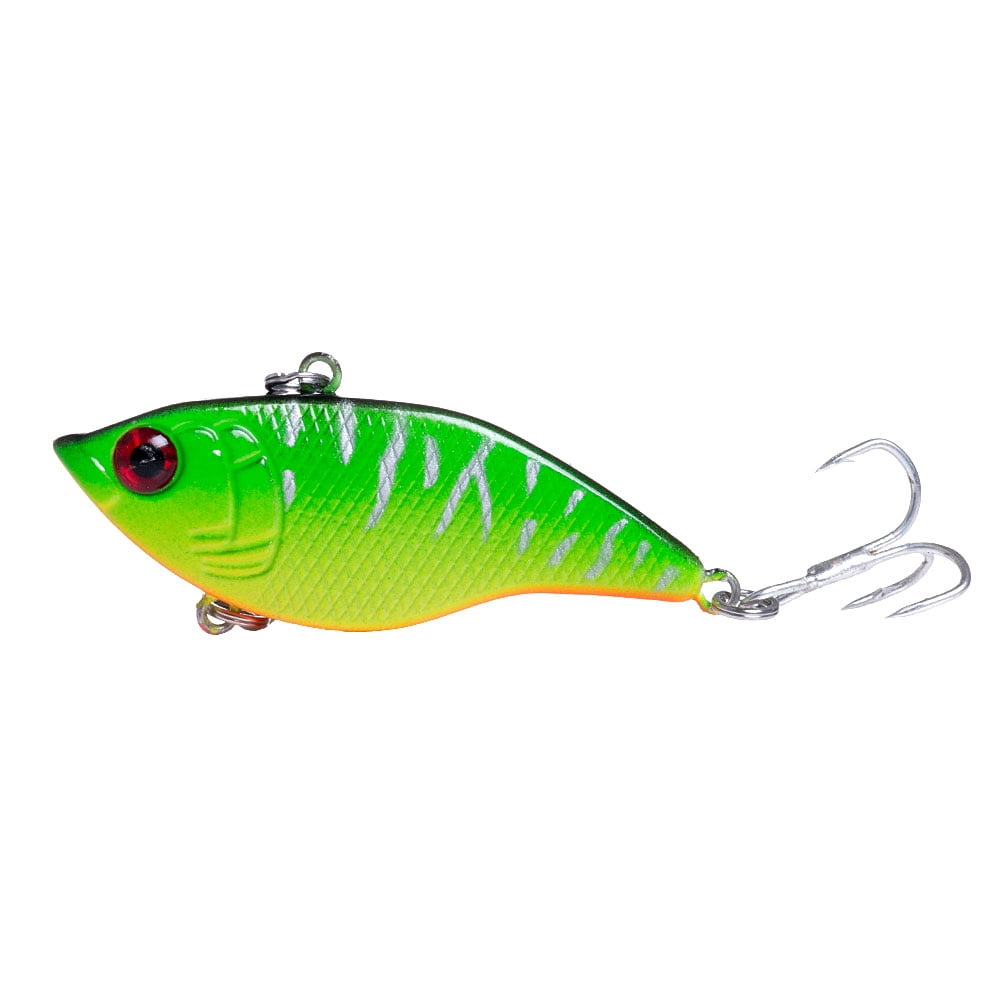 HENGJIA Fishing Lures, 8 Pack Deep Diving Lipless Crankbaits for Bass, Minnow VIB Lifelike Hard Baits Sinking Fishing Jigs for Freshwater and Saltwater Bass, Trout, Walleye