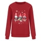 thumbnail image 4 of Pntutb suéter de cuello redondo con estampado navideño suelto de moda para mujer Pntutb Pntutb-5690, 4 of 7