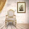 thumbnail image 3 of Vision Studio 23x32 Gold Ornate Wood Framed with Double Matting Museum Art Print Titled - Printed Majestic Ship I, 3 of 4