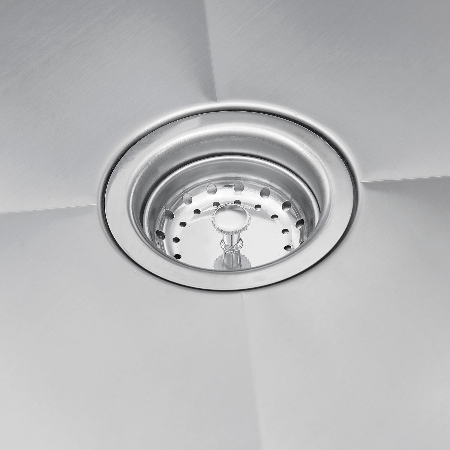Global Industrial Stainless Steel Utility Sink, 24" x 24" x 14" Deep, Non-NSF