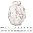 thumbnail image 2 of Pink Roses Floral Pattern_1 3d Sweatshirts Hoodie Fashion Casual Personality Men's Women Street Hoodie Pullovers Long Sleeve Comfortable Top, 2 of 6