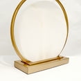 thumbnail image 7 of Pasargad Home Orb White Circular Marble and Metal Table Lamp with Shade, 7 of 7