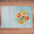 thumbnail image 5 of Ambesonne Teal Jigsaw Puzzle Durable Cardboard, Chamomile and Honey Tea Print, 1000 pcs, Dark Orange Soft Blue, 5 of 5