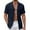 Navy, variant on FBMDBB Button Down Short Sleeve Linen Shirts for Men Summer Casual Cotton Spread Collar Beach Shirts T Shirts for Men