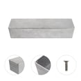 thumbnail image 3 of KAKOWELY 1 Pce Boîtier en Aluminium pour Pédale de Guitare (Argent), 9.84x"X2.8"X2.07 Pouces, 3 of 4