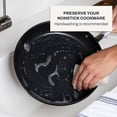 thumbnail image 3 of All-Clad HA1 Hard Anodized Non Stick Fry Pan Set 2 Piece, 8, 10 Inch, Induction, Oven Broiler Safe 500F, Pots and Pans Set, Kitchen Frying Pans, Skil, 3 of 8