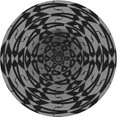 thumbnail image 1 of Ahgly Company Machine Washable Indoor Round Transitional Platinum Gray Area Rugs, 4' Round, 1 of 7