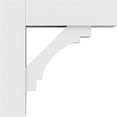thumbnail image 3 of 5"W x 16"D x 16"H Standard Merced Architectural Grade PVC Bracket with Block Ends, 3 of 11