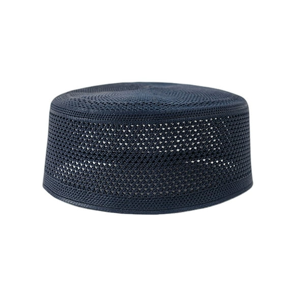 Men Top Hat with Mesh Design Ethnic Style Strong Breathability Hat Outdoor Outfit Accessory Daily Wear