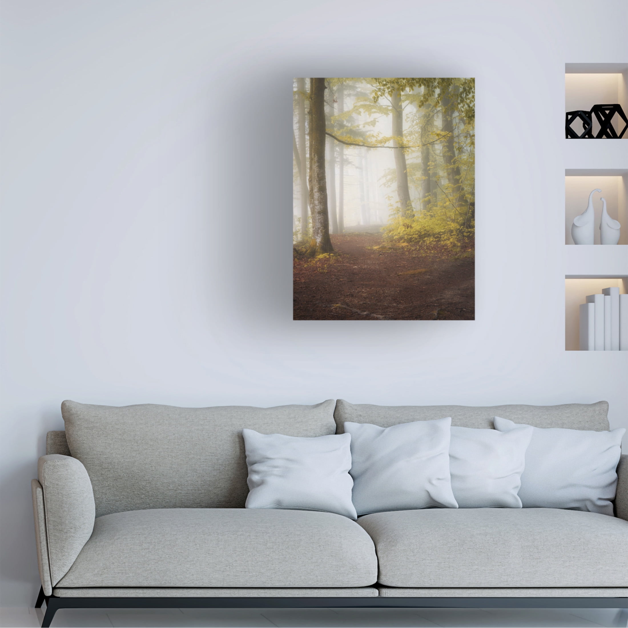 Trademark Fine Art Norbert Maier Lets Go For A Walk Canvas Wall Art