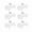 White, variant on 6 Pack Black Tablecloth 60 X 102 Inch - Rectangle Table Cloth For 6 Feet Table Stain And Wrinkle Resistant Washable Polyester Table Cover For Dining Wedding Banquet Party Buffet Restaurant