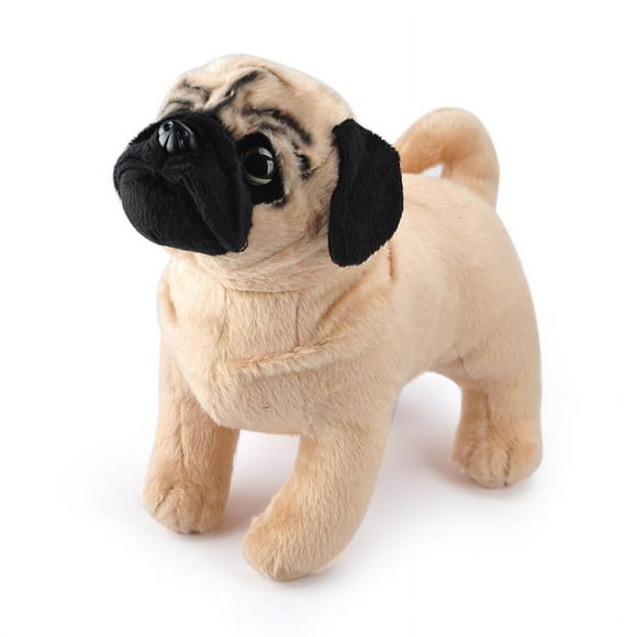 New Plush Pug Dog Children's Plush Stuffed Animal, Plush Dog 12.9" Gifts for Children Christmas Day Birthday