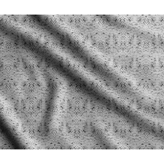 Soimoi Animal Skin Print,Cotton Cambric Quilting Fabric Sold By The Yard- 42 Inch Wide Medium Weight Cotton Fabric Sewingsupplies - Gray-niw