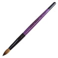 thumbnail image 1 of Pincel acrílico para uñas Pana Pure Kolinsky Hair, talla 12, color morado, 1 of 5