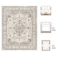 thumbnail image 7 of SIXHOME 9'x12' Area Rugs for Living Room Marble Swirl Abstract Rug Ultra Soft Washable Rugs for Bedroom Anti Slip Durable Carpet Home Decor for Dining Room Gray, 7 of 7