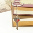 thumbnail image 3 of Women Men Lover Heart Key Set Romantic Couple heart key set Keychain Keyring for Valentine's Day, 3 of 7