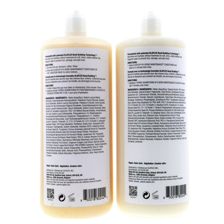 Olaplex No 4 & No 5 Shampoo and Conditioner Liter Duo with Pumps
