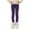 Purple, variant on Esho 2-13Y Girls Winter Warm Thicken Fleece Leggings Kids Solid Color Tights Long Pants