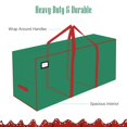 thumbnail image 4 of Bolsa de almacenamiento para árbol de Navidad Cosy Family, 2,3 m, color verde, 4 of 7