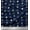 Dark Navy Blue, variant on Soimoi Purple Cotton Voile Fabric Snow Flakes & Star Print Fabric by Yard 42 Inch Wide