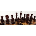 thumbnail image 7 of BLOOD ROSEWOOD STALLION KNIGHT Large Staunton Chess Set Cherry Color STORAGE Brd, 7 of 7