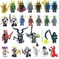 thumbnail image 1 of Set de 24 Figuras de Bloques de Construcción - Guerreros Ninja Dorados, Acción DIY para Regalos y Diversión, 1 of 3