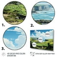 thumbnail image 3 of Designart "Isle This Ireland Emerald wall decor IV" Ireland Metal Wall Décor Set, 3 of 5