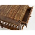 thumbnail image 3 of Jofran Beacon Street Square 1 Tiroir Fin Table en Brun Clair, 3 of 7
