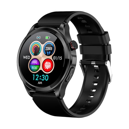 NEXOVA New TK22 Smart Watch Fitness Tracker 1.39-inch Touch Screen Bluetooth Call SOS Emergency Call Message Push