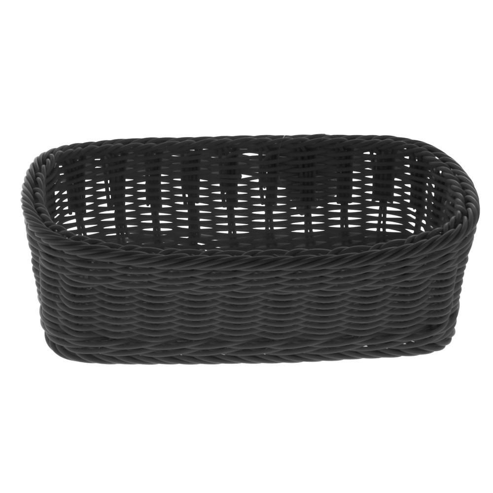 HUBERT® Black Basket - 12 3/4"L x 6 7/8"W x 4"H