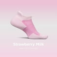 thumbnail image 3 of Feetures High Performance Max Cushion Ankle Sock - No Show Socks for Women & Men with Heel Tab - Strawberry Milk, S (1 Pair), 3 of 7