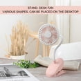 thumbnail image 4 of Mini ventilador con clip de 3 velocidades con ventilador de enfriamiento flexible con manguera de ganso flexible, 4 of 7