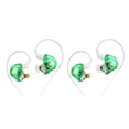 thumbnail image 3 of Kearding Auricular con cable Estuche de metal Auricular de alta Auriculares intrauditivos para interiores y exteriores Verde Type2 NO2, 3 of 6