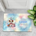 thumbnail image 4 of Happy Birthday Cute Puppy Bulldog with Cake Gifts Party Hat Doormat Dog Lover Gifts Idea Indoor Outdoor Welcome Mat - 00029, 4 of 5