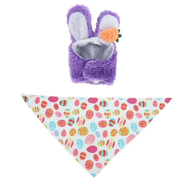 TIELUTT Easter Porch Goose 23 Inch Large White Goose Rabbit Festival Pull Stop Leash Dog Necklace Rhinestone Choker Train Stop Pet Accessories