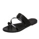 thumbnail image 1 of Amzcrzy Zapatos de mujer,Zapatos de mujer,Zapatillas de mujer, Pantuflas planas con cinturón de una palabra brillante para mujer, cómodas e informales Sandalias Mujer Zapatillas De Casa, 1 of 6