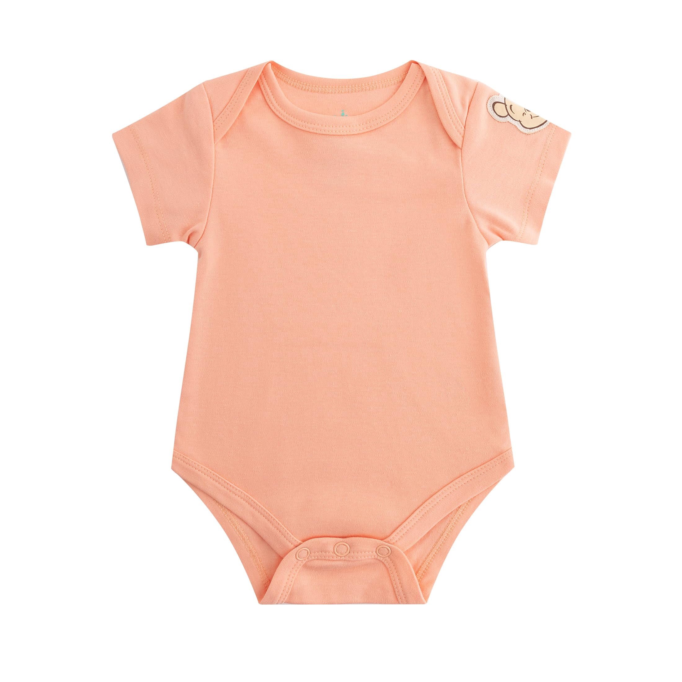 Disney Winnie the Pooh Shortall French Terry Overalls Bodysuit and Bucket Hat (Baby Boys), 3 Piece Set, Sizes 3M-18M