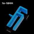 thumbnail image 4 of Woodworking Wardrobe Closing Board Clip 16-18mm Jigs Closing Fixing Clip Carpentry Closing Fixed Clamp Tool Wood Marking Fixture (A,4pc), 4 of 7